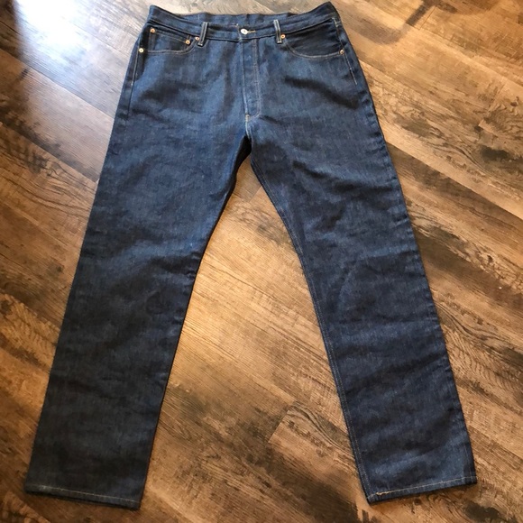 Levi's Other - Levi’s 501 straight 5 pocket button fly jeans